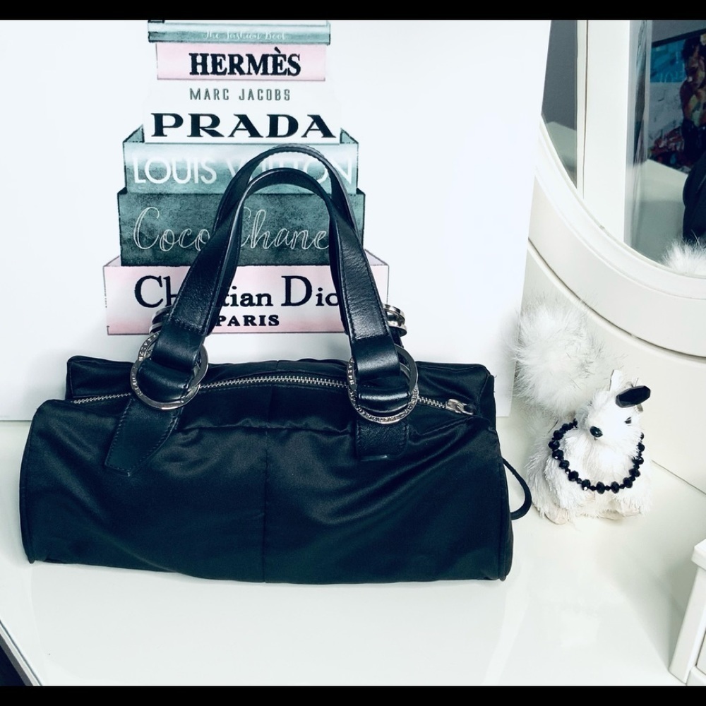 Polo Ralph Lauren satin hand bag